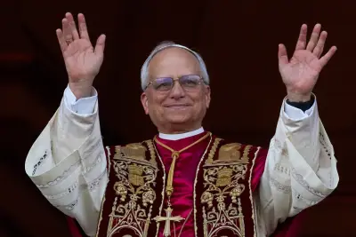 ‘You Have Called Me To Carry the Cross,’ New Pope, Leo XIV, Tells Cardinals in English in First Mass as Pontiff