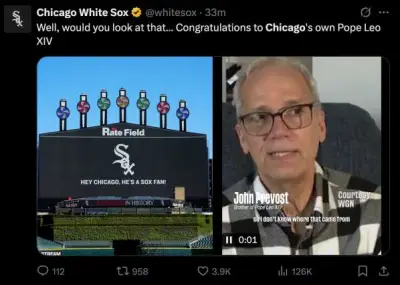 Cubs or Sox? New pope's Chicago roots lead to debate over baseball loyalties