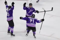 Katy Knoll’s goal in third OT puts Frost one game from championship