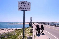 Endurance swimmer is attempting first-ever swim around Martha’s Vineyard ahead of ‘Jaws’ anniversary