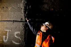 Amtrak's East River tunnels are in such bad shape that parts crumble at the slightest touch