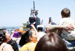 USS Alexandria submarine returns to Point Loma after 7-month deployment